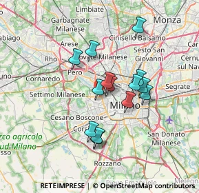 Mappa 20148 Milano MI, Italia (5.51286)