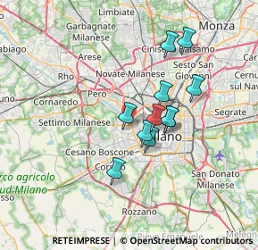 Mappa 20148 Milano MI, Italia (5.32818)