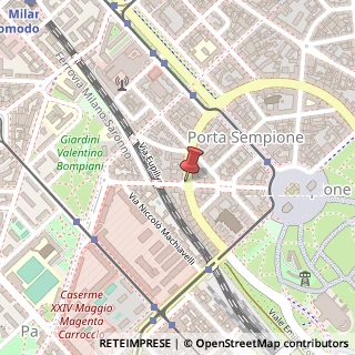 Mappa Via Abbondio Sangiorgio, 12, 20145 Milano, Milano (Lombardia)