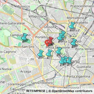 Mappa Viale Cassiodoro Aurelio Magno, 20145 Milano MI, Italia (1.676)