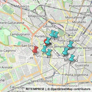 Mappa Viale Cassiodoro Aurelio Magno, 20145 Milano MI, Italia (1.35917)