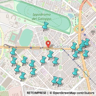 Mappa Via Simone Stratico, 20148 Milano MI, Italia (0.707)