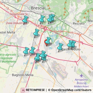 Mappa Via Molino Vecchio, 26029 Borgosatollo BS, Italia (3.53733)