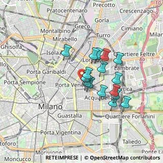Mappa Via Bernardino Ramazzini, 20124 Milano MI, Italia (1.35625)