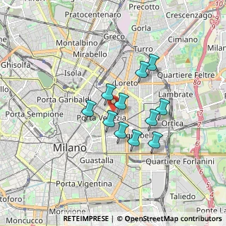 Mappa Via Bernardino Ramazzini, 20124 Milano MI, Italia (1.28727)