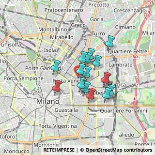 Mappa Via Bernardino Ramazzini, 20124 Milano MI, Italia (1.22438)