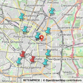 Mappa Via Bernardino Ramazzini, 20124 Milano MI, Italia (2.09273)
