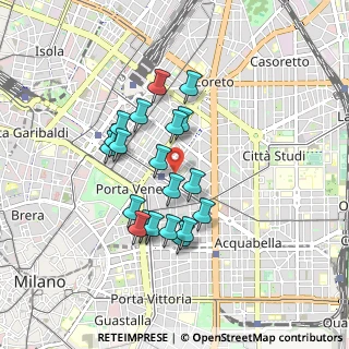 Mappa Via Bernardino Ramazzini, 20124 Milano MI, Italia (0.7515)