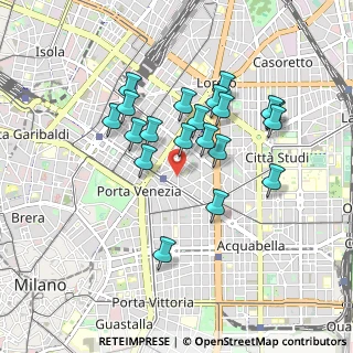 Mappa Via Bernardino Ramazzini, 20124 Milano MI, Italia (0.7955)