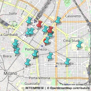 Mappa Via Bernardino Ramazzini, 20124 Milano MI, Italia (0.929)