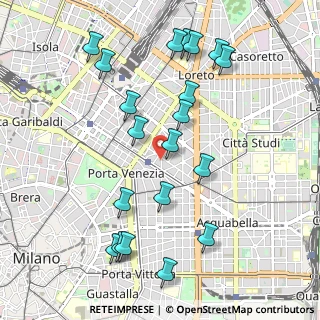 Mappa Via Bernardino Ramazzini, 20124 Milano MI, Italia (1.104)