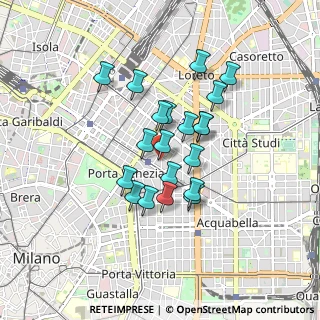 Mappa Via Bernardino Ramazzini, 20124 Milano MI, Italia (0.668)