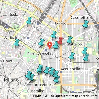 Mappa Via Bernardino Ramazzini, 20124 Milano MI, Italia (1.19)