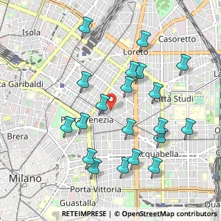 Mappa Via Bernardino Ramazzini, 20124 Milano MI, Italia (1.0345)