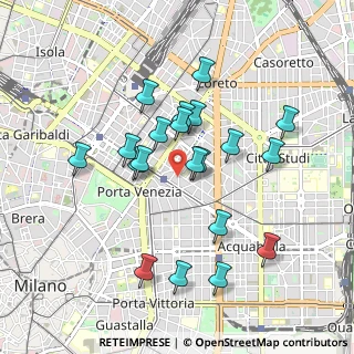 Mappa Via Bernardino Ramazzini, 20124 Milano MI, Italia (0.85)