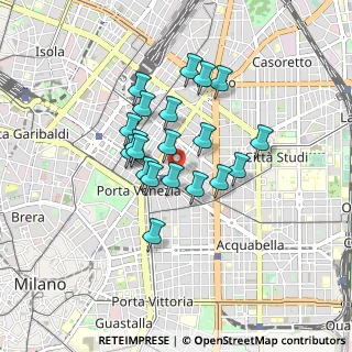 Mappa Via Bernardino Ramazzini, 20124 Milano MI, Italia (0.6635)