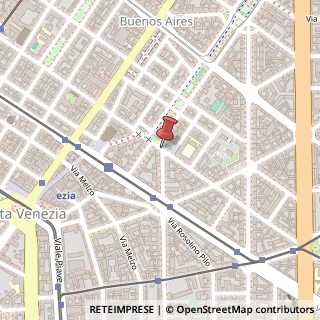 Mappa Via Bernardino Ramazzini,  11, 20129 Milano, Milano (Lombardia)
