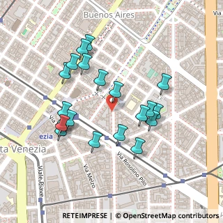 Mappa Via Bernardino Ramazzini, 20124 Milano MI, Italia (0.2235)