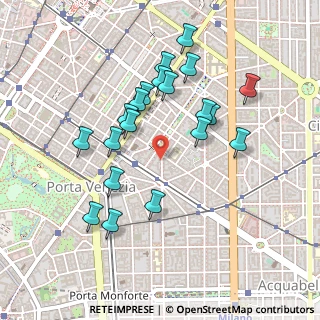 Mappa Via Bernardino Ramazzini, 20124 Milano MI, Italia (0.449)