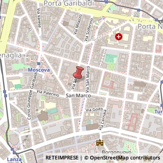 Mappa Via Solferino, 24, 20121 Milano, Milano (Lombardia)