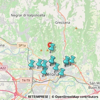 Mappa Via F. Paiola, 37127 Verona VR, Italia (3.71167)