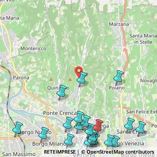 Mappa Via F. Paiola, 37127 Verona VR, Italia (3.3825)