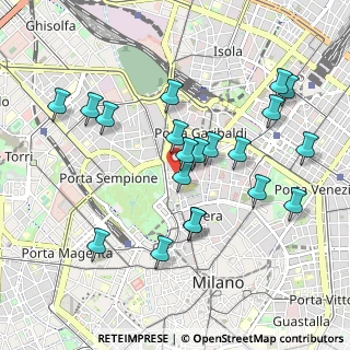 Mappa Via Tommaso da Cazzaniga, 20121 Milano MI, Italia (0.964)