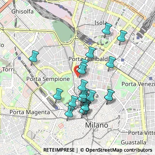 Mappa Via Tommaso da Cazzaniga, 20121 Milano MI, Italia (0.892)