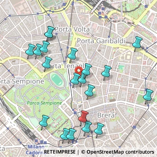 Mappa Via Tommaso da Cazzaniga, 20121 Milano MI, Italia (0.592)