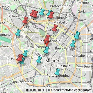 Mappa Via Tommaso da Cazzaniga, 20121 Milano MI, Italia (2.415)