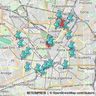Mappa Via Tommaso da Cazzaniga, 20121 Milano MI, Italia (2.1185)