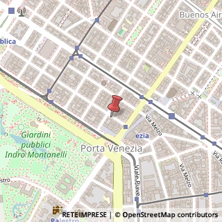 Mappa Via Panfilo Castaldi, 38, 20124 Milano, Milano (Lombardia)