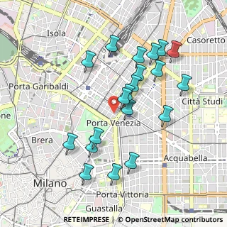 Mappa Tadino 6, 20124 Milano MI, Italia (0.935)