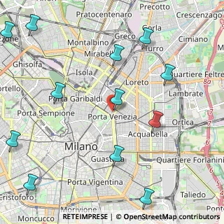 Mappa Via Panfilo Castaldi, 20125 Milano MI, Italia (2.89417)