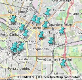 Mappa Via Giovanni Pascoli, 20132 Milano MI, Italia (2.12118)