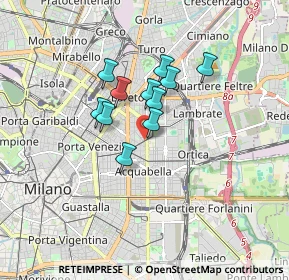 Mappa Via Giovanni Pascoli, 20132 Milano MI, Italia (1.16818)
