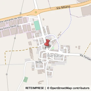 Mappa Piazza IV Novembre, 6, 24040 Barbata, Bergamo (Lombardia)
