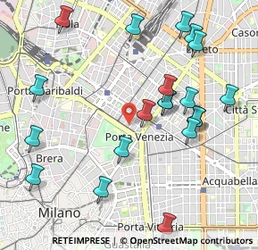 Mappa Via Lecco, 20121 Milano MI, Italia (1.1355)