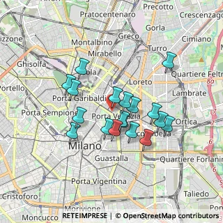 Mappa Via Lecco, 20121 Milano MI, Italia (1.43667)