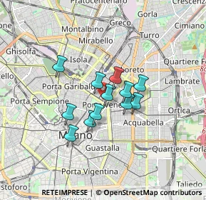 Mappa Via Lecco, 20121 Milano MI, Italia (1.14167)