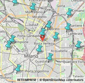 Mappa Via Lecco, 20121 Milano MI, Italia (2.49643)
