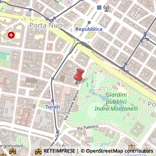 Mappa Via Daniele Manin, 25, 20121 Milano, Milano (Lombardia)