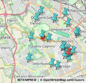 Mappa Via Federico Engels, 20153 Milano MI, Italia (2.196)