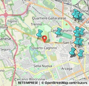 Mappa Via Federico Engels, 20153 Milano MI, Italia (2.71143)