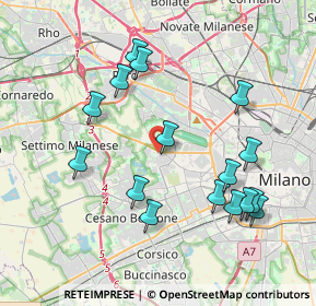 Mappa Via Federico Engels, 20153 Milano MI, Italia (4.03688)