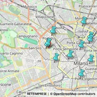 Mappa Via Ambrogio Spinola, 20149 Milano MI, Italia (2.38364)