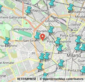 Mappa Via Ambrogio Spinola, 20149 Milano MI, Italia (2.80667)