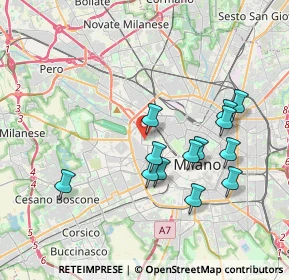 Mappa Via Ambrogio Spinola, 20149 Milano MI, Italia (3.58615)