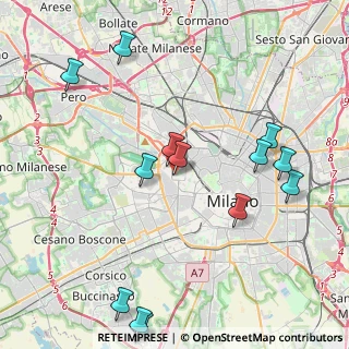 Mappa Via Ambrogio Spinola, 20149 Milano MI, Italia (5.21643)