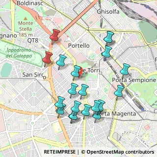 Mappa Via Ambrogio Spinola, 20149 Milano MI, Italia (1.0075)